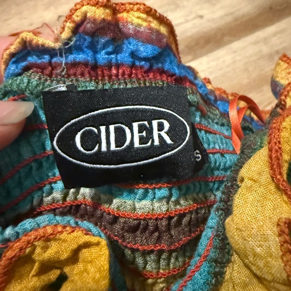 Cider Red and Yellow Color Block Jumpsuit - Picture 5 of 7